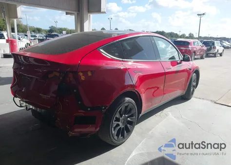 2022 Tesla Model Y Long Range Dual Motor All-Wheel Drive из США, поврежденный, VIN 7SAYGDEE9NF439686